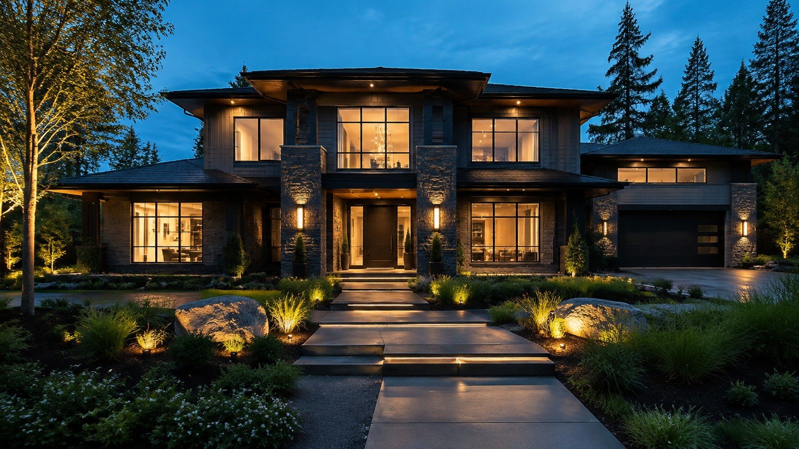 Modern residence positioned for sale